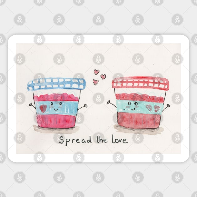 Spread the love Sticker by Charlotsart